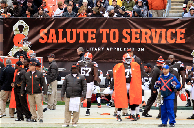 nfl salute the troops